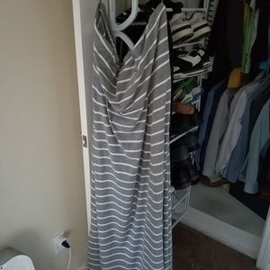 Striped Jersey Maxi